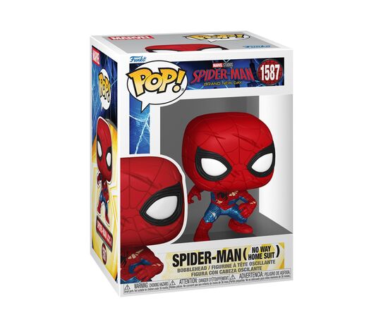 Фігурка Funko Pop серії Людина-павук: Абсолютно новий день - Людина-павук (після битви) (83964)
