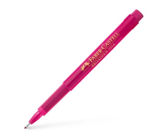 Лайнер Faber-Castell BROADPEN 1554 рожевий, 0,8 мм (25786)