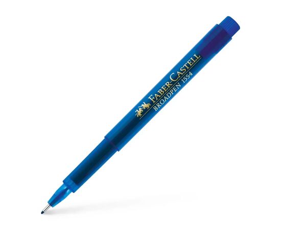 Лайнер Faber-Castell BROADPEN 1554 синій, 0,8 мм (25791)