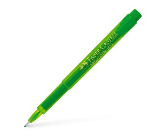 Лайнер Faber-Castell BROADPEN 1554 трав'янисто-зелена, 0,8 мм (25792)