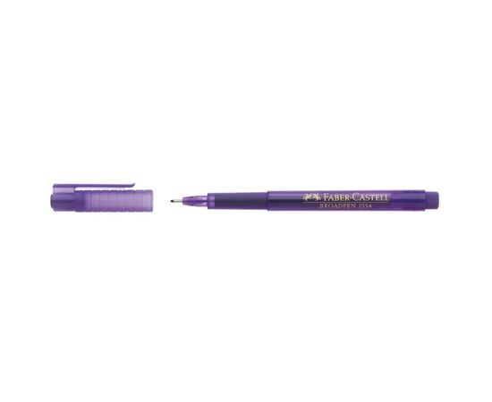 Лайнер Faber-Castell BROADPEN 1554 фіолетовий, 0,8 мм (25788), зображення 2