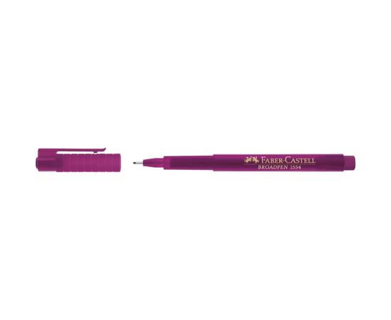Лайнер Faber-Castell BROADPEN 1554 фуксія, 0,8 мм (25789), зображення 2