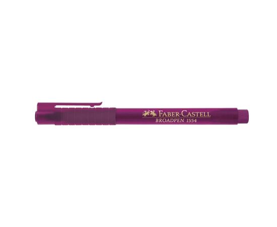 Лайнер Faber-Castell BROADPEN 1554 фуксія, 0,8 мм (25789), зображення 3