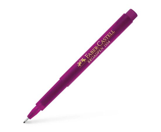 Лайнер Faber-Castell BROADPEN 1554 фуксія, 0,8 мм (25789)