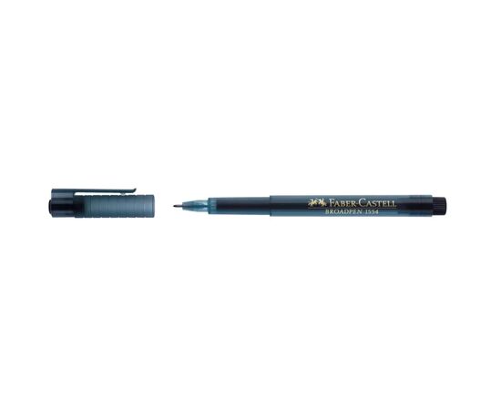 Лайнер Faber-Castell BROADPEN 1554 чорний, 0,8 мм (2023), зображення 2