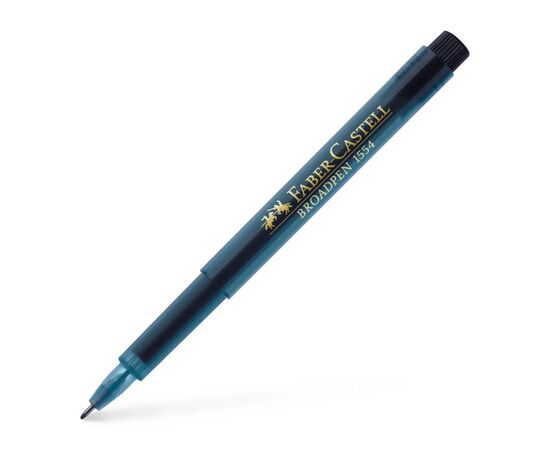 Лайнер Faber-Castell BROADPEN 1554 чорний, 0,8 мм (2023)
