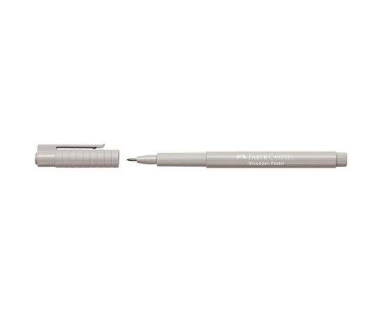 Лайнер Faber-Castell BROADPEN 1554 Pastel Grey, колір пастельний сірий, 0,8 мм (30751), зображення 2