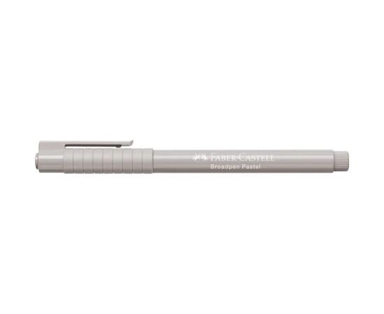 Лайнер Faber-Castell BROADPEN 1554 Pastel Grey, колір пастельний сірий, 0,8 мм (30751), зображення 3