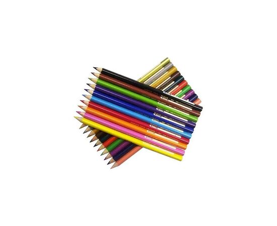 Олівці кольорові Faber-Castell JUMBO Triangular Junior, потовщені, 20 кольорів тригранні + точилка (12391), зображення 3