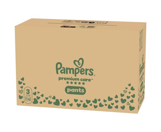 Подгузники Pampers Premium Care Pants Розмір 3 (6-11 кг) 152 шт (8006530315869), изображение 2