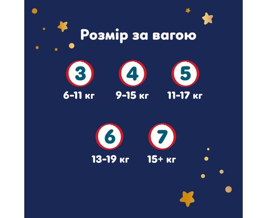 Подгузники Pampers Night Pants Розмір 6 (13-19 кг) 40 шт (8006530320603), изображение 12