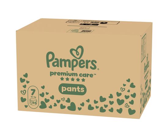 Подгузники Pampers Premium Care Pants Розмір 7 (15+ кг) 84 шт (8006530315784), изображение 2
