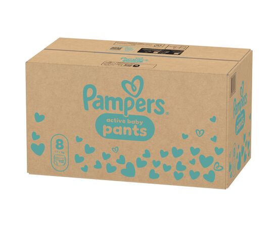 Подгузники Pampers Active Baby Pants Розмір 8 (17+ кг) 112 шт (8006530315661), изображение 2