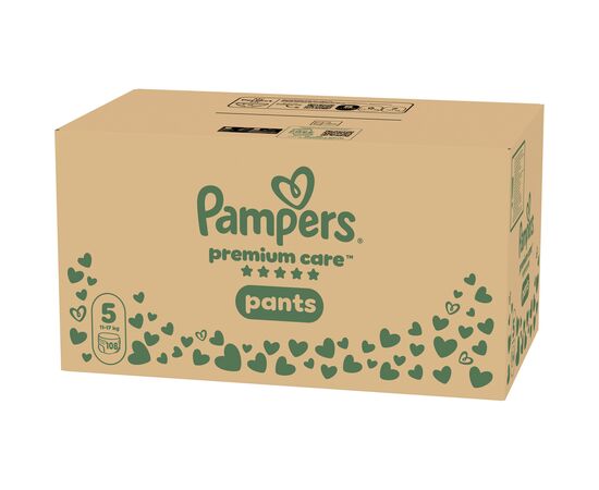 Подгузники Pampers Premium Care Pants Розмір 5 (11-17 кг) 108 шт (8006530315838), изображение 2