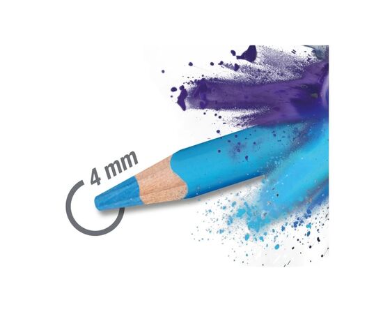 Олівці кольорові Faber-Castell Colour pencils Ergonomics, тригранні 24 кольора, (116544) (32851), зображення 4