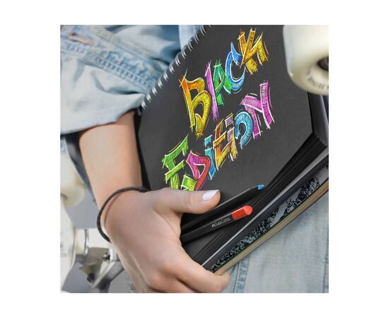 Олівці кольорові Faber-Castell Black Edition colour pencils 24 кольора тригранні чорне дерево, (116424) (31227), зображення 11