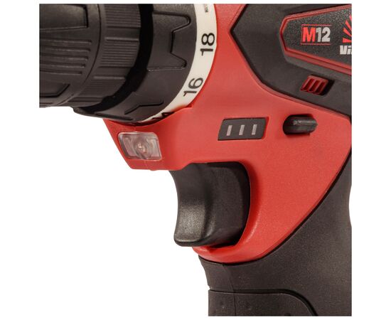 Шуруповерт Vitals AU 1221c, 12V, АКБ 2x1.5Ah, 21Нм, 350·1350об/хв, 0.76кг (235336), зображення 10