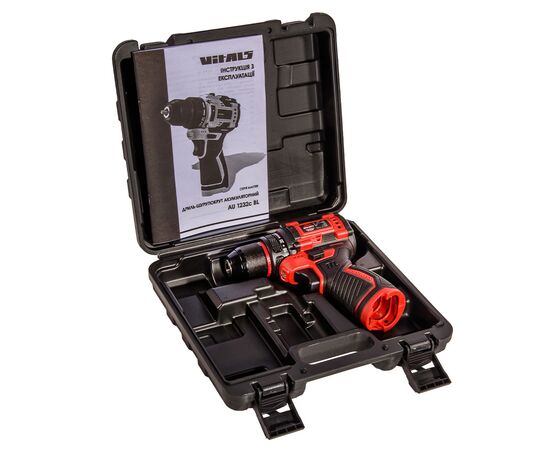 Шуруповерт Vitals Master, AU 1232c BL, 12V, 32Нм, 400·1400об/хв, 1.1кг, (без АКБ та ЗП) (235675), зображення 12