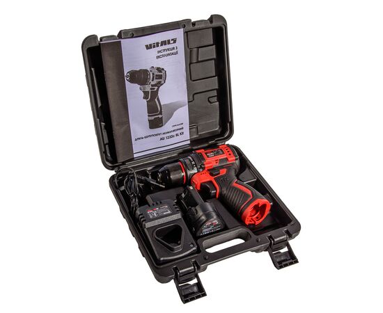 Шуруповерт Vitals Master, AU 1232c BL Kit, 12V, АКБ 1x2Ah, 32Нм, 400·1400об/хв, 1.37кг (235676), зображення 11