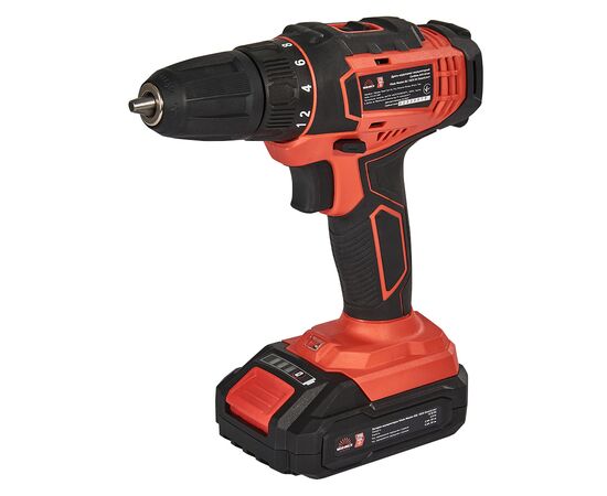 Шуруповерт Vitals Master, AU 1825 Kit SmartLine+, 18V, АКБ 1x2Ah, 25Нм, 400·1500об/хв, кейс, 1.2кг (184442)