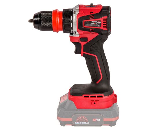 Шуруповерт Vitals Master, AU 1835aq BL, 18V, 35Нм, 500·1500об/хв, кейс, 0.81кг, (без АКБ та ЗП) (235976), зображення 2