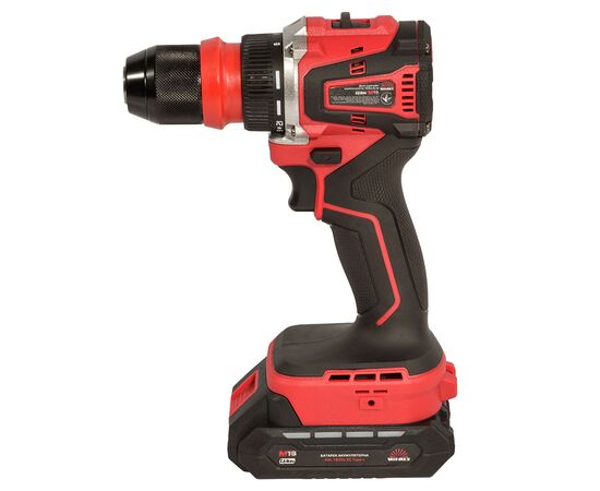 Шуруповерт Vitals Master, AU 1835aq BL Kit, 18V, АКБ 2x2Ah, 35Нм, 500·1500об/хв, кейс, 1.43кг (235977), зображення 2