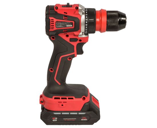 Шуруповерт Vitals Master, AU 1835aq BL Kit, 18V, АКБ 2x2Ah, 35Нм, 500·1500об/хв, кейс, 1.43кг (235977), зображення 5