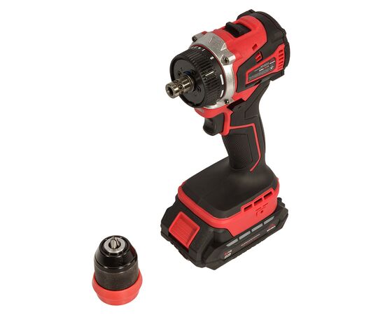 Шуруповерт Vitals Master, AU 1835aq BL Kit, 18V, АКБ 2x2Ah, 35Нм, 500·1500об/хв, кейс, 1.43кг (235977), зображення 7