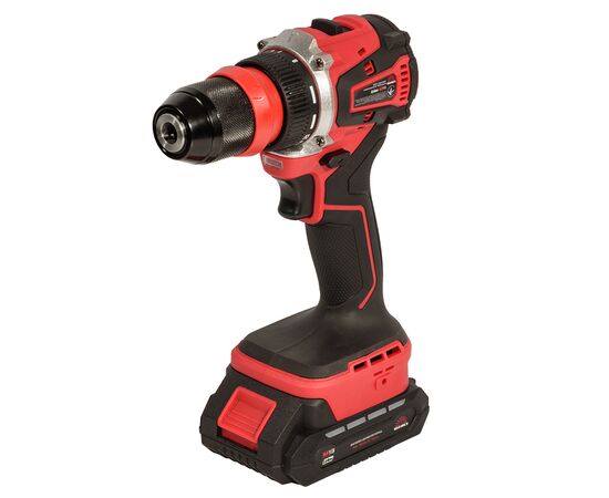 Шуруповерт Vitals Master, AU 1835aq BL Kit, 18V, АКБ 2x2Ah, 35Нм, 500·1500об/хв, кейс, 1.43кг (235977)