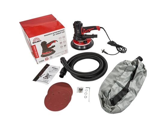 Шліфувальна машина Vitals Master, для стін, SK 1890HP LED, 900W, d175мм, 2700об/хв, 2.8кг (191164), зображення 12