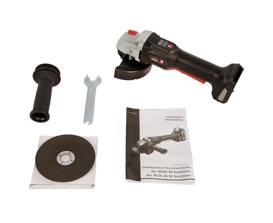 Шліфувальна машина Vitals Professional, ALs 18125v BS SmartLine+, 125мм, 18V, 1000об/хв, кейс, 3.75кг (без АКБ та ЗП) (239533), зображення 12