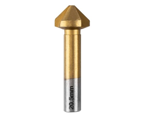 Набор сверл Graphite конические, для фрезирования, TiN, 6.3–20.5мм, кейс, 6шт (54T427), изображение 6