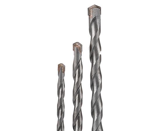 Набор сверл Graphite по бетону, 4-10мм, кейс, 5шт (56T215), изображение 4