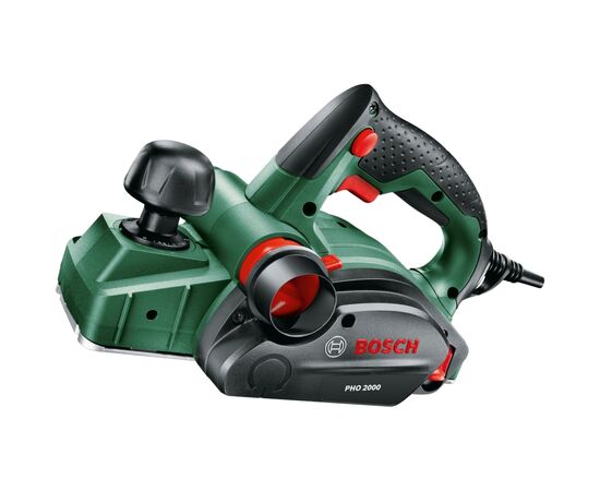 Електрорубанок Bosch PHO 2000, 680W, 80мм, стругання до 2мм, 2.58кг (0.603.2A4.100), зображення 3