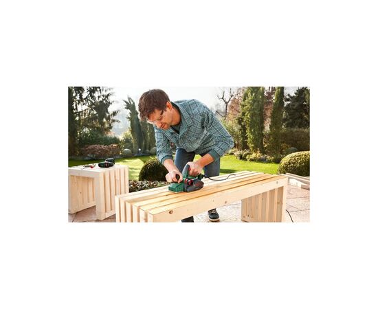 Електрорубанок Bosch PHO 2000, 680W, 80мм, стругання до 2мм, 2.58кг (0.603.2A4.100), зображення 5