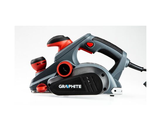 Електрорубанок Graphite 850W, 82мм, стругання до 3мм, 3.1кг (59G678), зображення 5
