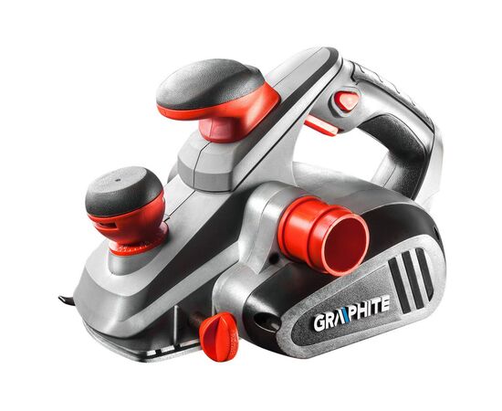 Електрорубанок Graphite 850W, 82мм, стругання до 3мм, 3.1кг (59G678)