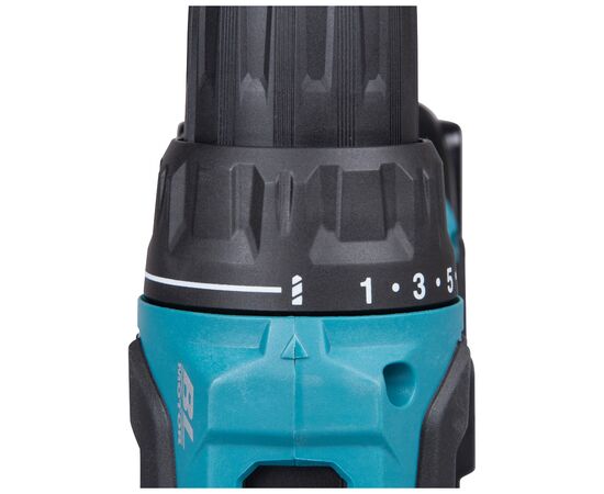 Шуруповерт Makita DDF490WV, 18V, АКБ 1x2Ah, 27·65Нм, 0-500·0-1900об/хв, кейс, 1.4кг (DDF490WV), зображення 4