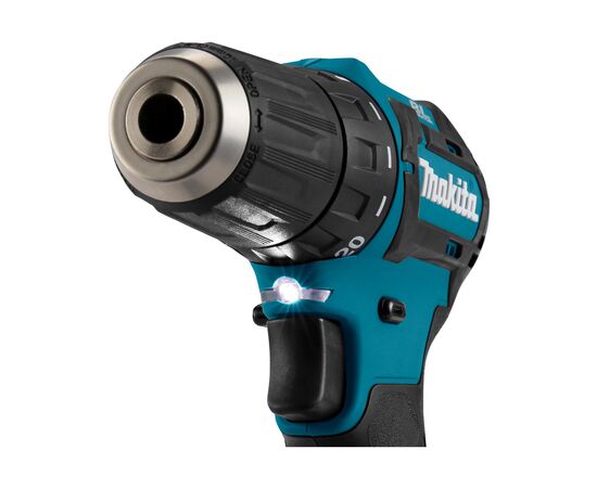Шуруповерт Makita DF332DWYE, 10.8V, АКБ 2x1.5Ah, 21·35Нм, 0-450·0-1500об/хв, ЗП, кейс, 0.86кг (DF332DWYE), зображення 3