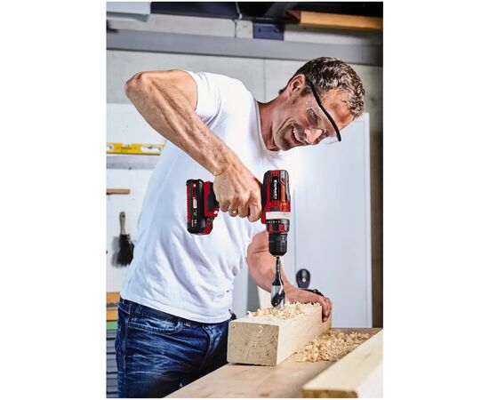 Шуруповерт Einhell PXC, TE-CD 18/40 Li Kit, 18V, АКБ 1x2.5Ah, 40Нм, 400·1500об/хв, ЗП, 1.25кг (4513925-16), зображення 7