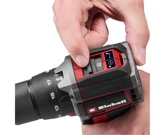 Шуруповерт Einhell Professional, TP-CD 18/50-C Li-i BL - Solo, 18V, 50Нм, 0-500·0-2000об/хв, LED, 0.99кг, (без АКБ (4514400), зображення 11