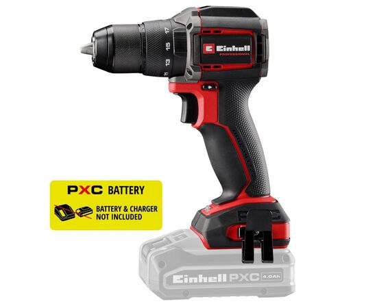 Шуруповерт Einhell Professional, TP-CD 18/50-C Li-i BL - Solo, 18V, 50Нм, 0-500·0-2000об/хв, LED, 0.99кг, (без АКБ (4514400)