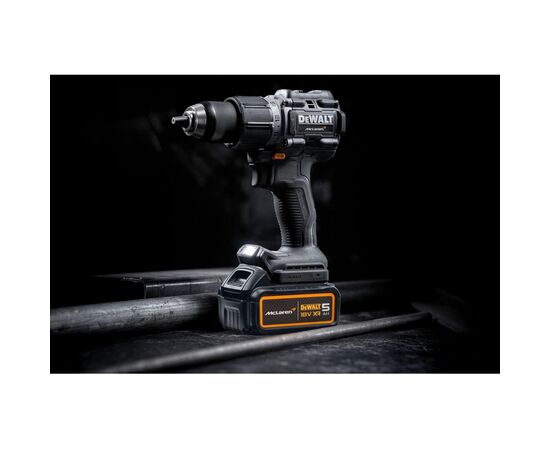 Шуруповерт DeWALT McLaren F1 TEAM LIMITED EDITION, 18V, АКБ 2x5Ah, 90Нм, 0-450·0-1650об/хв, кейс, ЗП, 1.34кг (DCD85MP2T), зображення 12