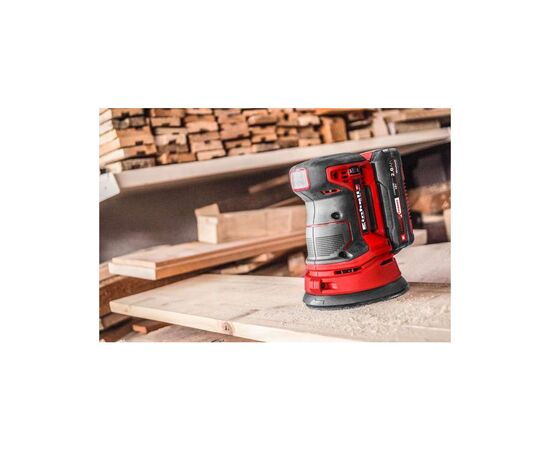 Шліфувальна машина Einhell TE-RS 18 Li Kit, 18V, АКБ 1x2.5Ah, 125мм, 14000–22000об/хв, 1.2кг (4462010K), зображення 3