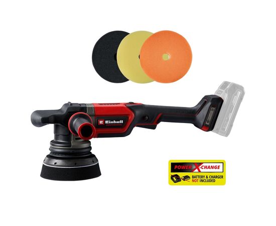 Шліфувальна машина Einhell Professional, CP-EP 18/125 Li BL-Solo, 18V, 125мм, 500–3800об/хв, 2.11кг (без АКБ та ЗП) (2093330), зображення 2
