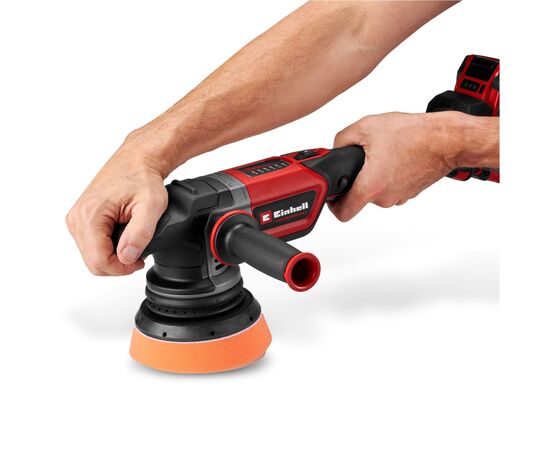 Шліфувальна машина Einhell Professional, CP-EP 18/125 Li BL-Solo, 18V, 125мм, 500–3800об/хв, 2.11кг (без АКБ та ЗП) (2093330), зображення 6
