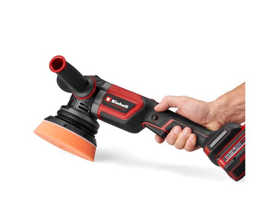 Шліфувальна машина Einhell Professional, CP-EP 18/125 Li BL-Solo, 18V, 125мм, 500–3800об/хв, 2.11кг (без АКБ та ЗП) (2093330), зображення 8