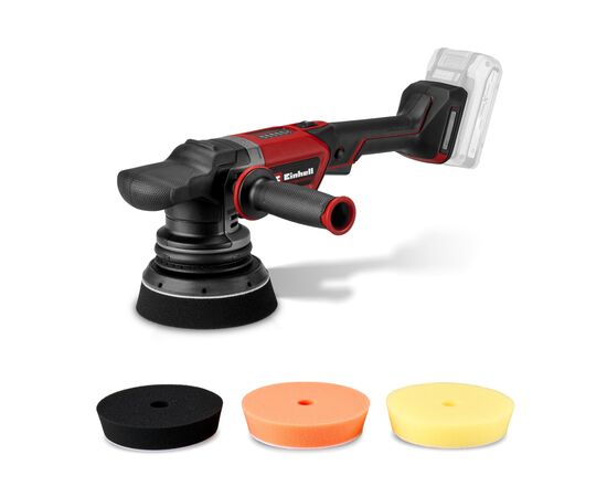 Шліфувальна машина Einhell Professional, CP-EP 18/125 Li BL-Solo, 18V, 125мм, 500–3800об/хв, 2.11кг (без АКБ та ЗП) (2093330)