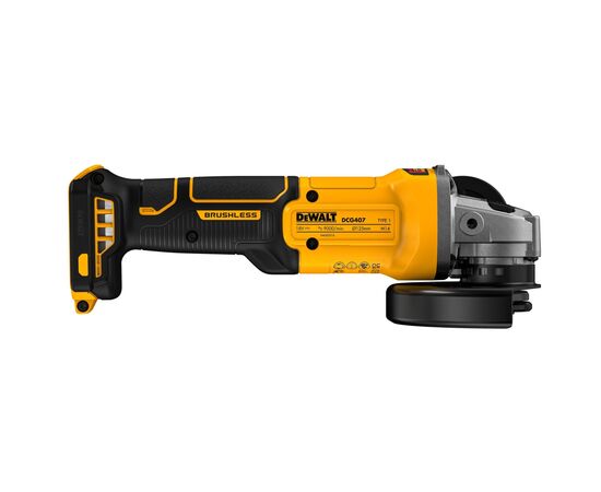 Шліфувальна машина DeWALT XR Li-Ion, 18V, 125мм, 0–9000об/хв, 1.61кг (без АКБ та ЗП) (DCG407N), зображення 5