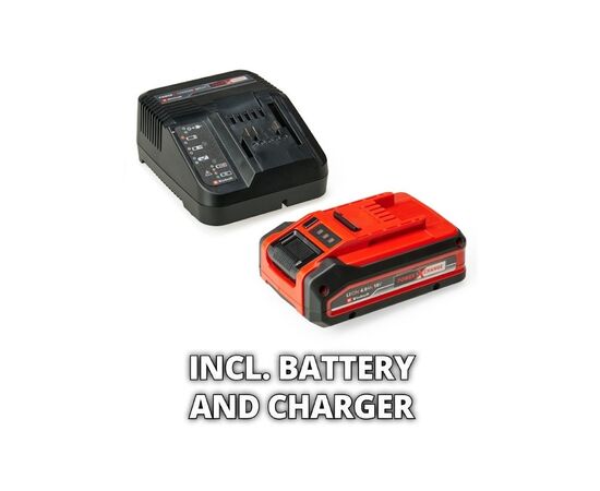 Шліфувальна машина Einhell Professional, TP-AG 18/125 CE Q Li-Solo, 18V, 4Ah, 125мм, 3000–10500об/хв, ЗП, 1.69кг (4431155K), зображення 10